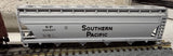 Atlas Southern Pacific SP 4 bay cyclindrical hopper, 2 bay cyclindrical hopper and Box truck N Scale  Used No Box