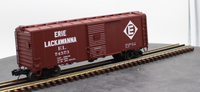 MTH Premier 20-93482 Erie Lackawanna 40' AAR Box Car O SCALE Like New