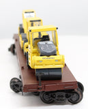 K-Line K693-1891 PRR Diecast Flatcar W/3 Diesel Rollers  O SCALE Like New