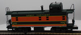 K-Line k617-1591 GN GREAT NORTHERN OFF CENTER COUPLA CABOOSE SMOKES O SCALE Like New