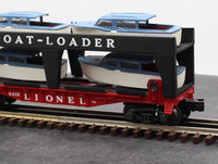 Lionel 6-19428 Flatcar w/BoatLoader O SCALE Used Excellent