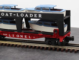 Lionel 6-19428 Flatcar w/BoatLoader O SCALE Used Excellent