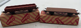 Lilliput Set of 2 flatcars vintage HO SCALE Used Damaged Box