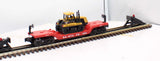 Lionel 6-16955 ATSF Flatcar With Ertl Challenger O Scale Like New Damaged Box