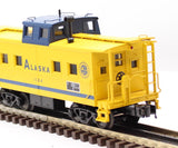 MTH Railking 30-7752 Alaska Steel Caboose - Alaska O SCALE Like New