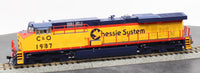 Inter mountain 49758-02 ES44AC Locomotive Chesapeake Cab# 1987 & Ohio HO SCALE Like New