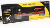 K-Line K761-1051 Santa Fe ATSF Black Warbonnet Boxcar Train Car O Scale #97190 NEW