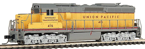 Atlas 54467 EMD SD24 w/DCC - Master(R) -- Union Pacific #416 (yellow, gray) N SCALE Like New