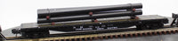 Atlas 9331-1 52.5ft. flat car with pipe load O SCALE Like New