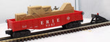 Lionel 6-9307 ERIE Animated Cop & Hobo Gondola O Scale Like New
