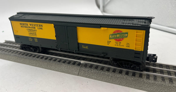 Lionel 6-19502 Chicago North Western Woodside Reefer O SCALE Used Excellent