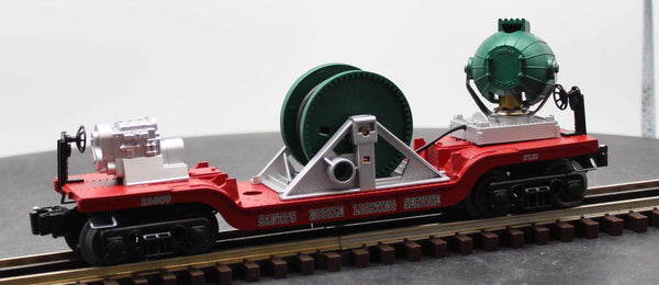 Lionel 6-26809 Santa's Mobile Lighting Service Extension Serachlight Car O SCALE Like New