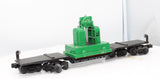 Lionel 6-36900 Depressed Center Flatcar with Back Shop O Scale Like New