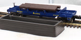 K-Line 6-21665 Alaska Operating Dump Car w/logs and claw vehicle O SCALE Like New