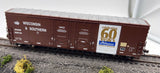 Athearn 95998 Wisconsin & Southern Athearn 60 years 50' Double-Plug Door Boxcar 503119 HO Scale  Like New