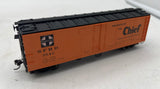 Accurail 8082 Santa Fe ATSF map reefer car  HO SCALE Like New