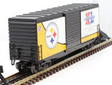 MTH Railking 30-74362 NFL - Pittsburgh Steelers - Super Bowl O SCALE Like New limited