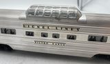 Lionel Postwar 2532 Lionel Lines SILVER RANGE Aluminum Car Vista Dome O SCALE Used Damaged Box