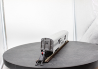 Lionel 6-9576 BURLINGTON ALUMINUM BAGGAGE CAR O SCALE Like New