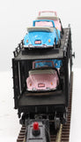 MTH Railking 30-76030 Auto Transportation Auto Carrier Flat Car W/4 VW Convertible Beetles O SCALE Like New