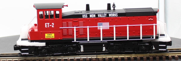 MTH Railking 30-4159-1E Mon Valley Works SW-1500 Diesel Locomotive With Proto-Sound 2.0 & BCR O SCALE Like New