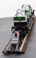 MTH Railking 30-7615 MTH Service Center RailKing Flat Car w/2 Tow Trucks O SCALE NEW
