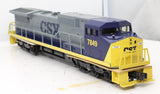 Williams DA113 Dash-8 CSX Power w/horn Cab #7849 O SCALE Like New