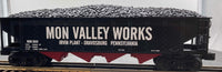 MTH Railking 30-75221 Mon Valley RailKing 4-Bay Hopper Car O SCALE Like New