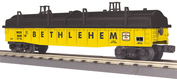 MTH Railking 30-72206 Bethlehem Steel Gondola Car w/Cover O SCALE NEW