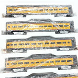 MTH mt-6510 premier painted Aluminum 5 Passenger Car set Union Pacific 3-Rail O Scale Like New