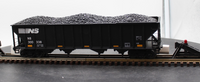 MTH 20-90898E Norfolk Southern NS 4-Bay Coal Hopper Car #300338 O SCALE Used Excellent