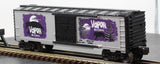 Lionel 6-29218 Vapor Records Purple Boxcar #6464-496 O SCALE Like New