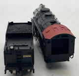 Bachmann 31402 Reading RDG Consolidation 2-8-0 Steam locomotive w/ smoke, headlight, tender HO Scale Used Excellent Damaged Box