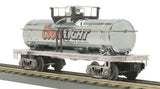 MTH Railking 30-73223 Coors Light chrome tank car beer O SCALE Like New