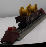 Lionel 6-26379 Pennsylvania PRR O27 Gondola w/Cable Reels O SCALE Like New