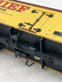 MTH Premier 20-94311 Chief Beer 36' Woodsided Reefer Car O SCALE Like New broken step one side as is