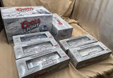 MTH 30-1433-1, 30-78040, 30-78061 Coors Light Railking Silver Bullet Train Set with Proto-Sound 2.0 with Rare Tail Car & Add-On Reefer limited O Scale Like New