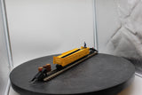Lionel 3562-50 Postwar ATSF Yellow Operating Barrel Car w 6 barrels O SCALE Like New No Box
