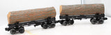Lionel 1926590 NY & Penna Skeleton Log Car 2 Pack B Like New