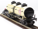 MTH Railking 30-7368 Pittsburgh Brewing Company 3-Dome Tank Car O SCALE Like New