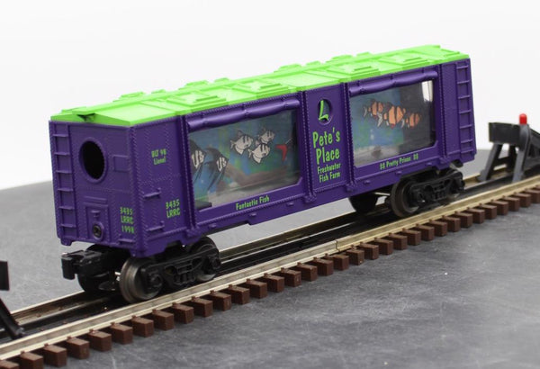 Lionel Railroader Club 6-19965 Animated Aquarium Car Pete's Place O SCALE NEW