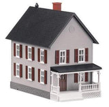 MTH Railking 30-9024 Gray w/Red Shutters Row House 2 O SCALE Like New