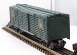 Right of Way Industries CNJ Stock Car 1986 w/ animal sounds O SCALE (9v battery not inc.) Like New