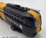 MTH Railking 30-2586-1 Pittsburgh Steelers Terrible Trolley PCC Electric Street Car With Proto-Sound 2.0 SIGNED by Myron Cope O SCALE Like New limited