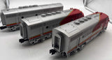 Lionel 6-14588 Santa Fe TMCC F3 Diesel A-B-A set (PWR A #19, DMY A #19C) O SCALE Used