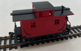 Bachmann 18449 OLD-TIME BOBBER CABOOSE - PAINTED UNLETTERED red HO SCALE Like New