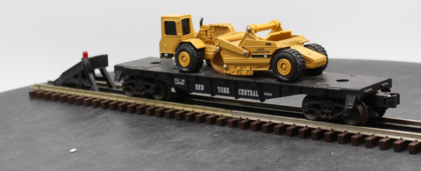 Lionel Flatcar 6-16954 New York Central Ertl Scraper O SCALE Used Excellent