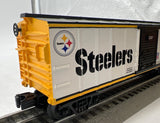 MTH Railking 30-74231 NFL - Pittsburgh Steelers Boxcar O SCALE Like New