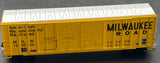 Roundhouse 8803 Milwaukee Road Yellow Boxcar N SCALE Like New