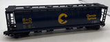 MTH 20-97420 Premier 100 Ton Hopper Car Chessie O SCALE Used Excellent
